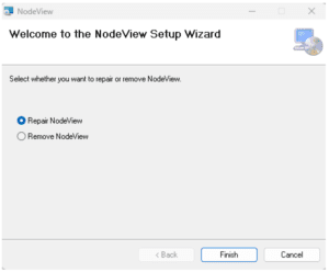 Repair NodeView Screenshot - Acclima