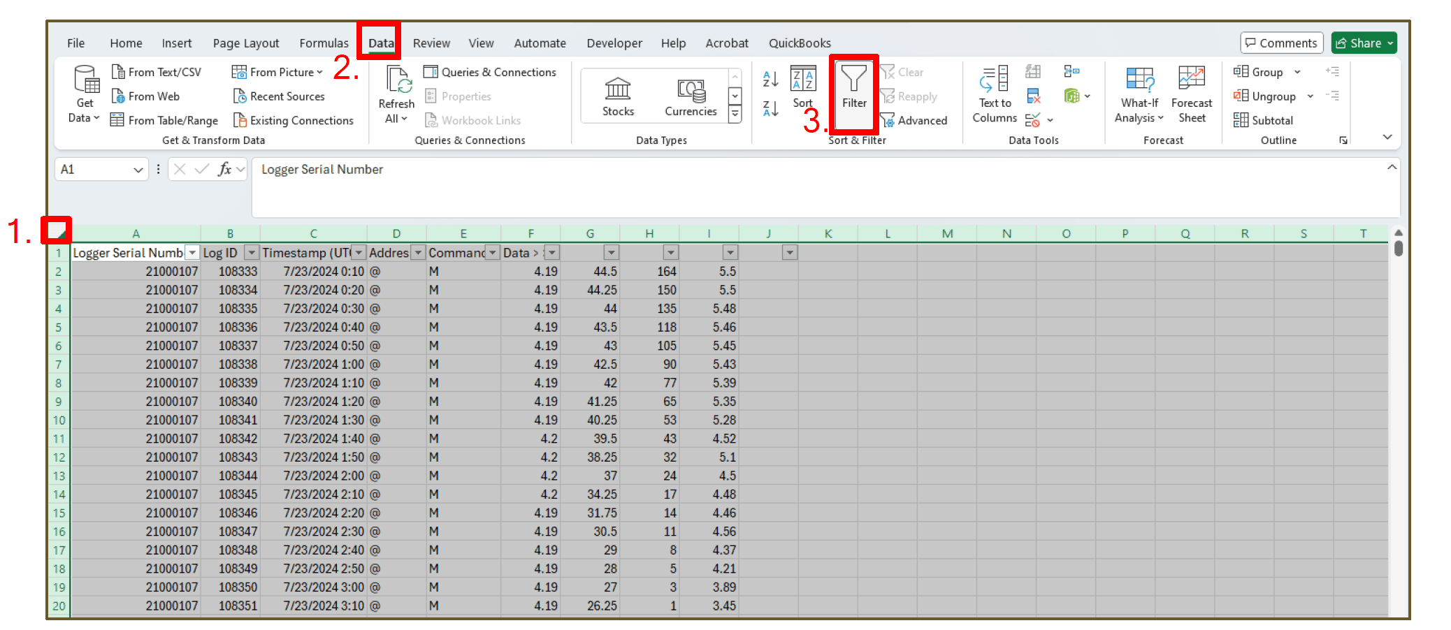 Filter Button - Acclima