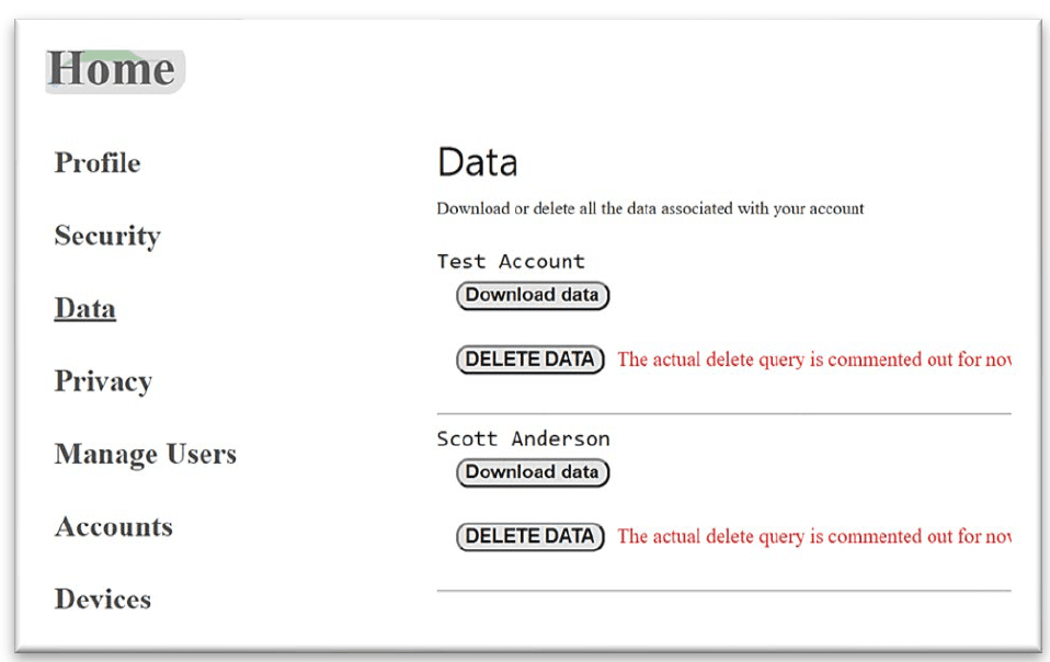 Home Screen - Acclima