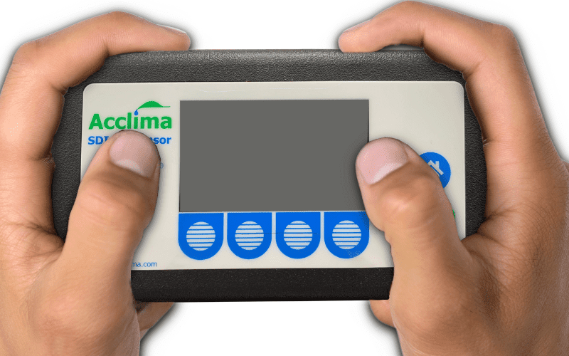 Acclima SDI-12 Sensor Reader Display Demonstration