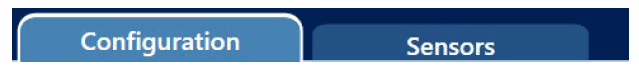 Configuration Sensors Tab - Acclima