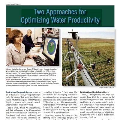 Two Approaches for Optimizing Water Productivity Article