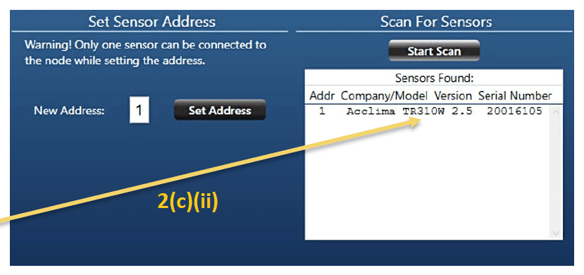 Scan for Sensors - Acclima
