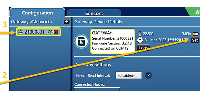 Configuration Information - Acclima