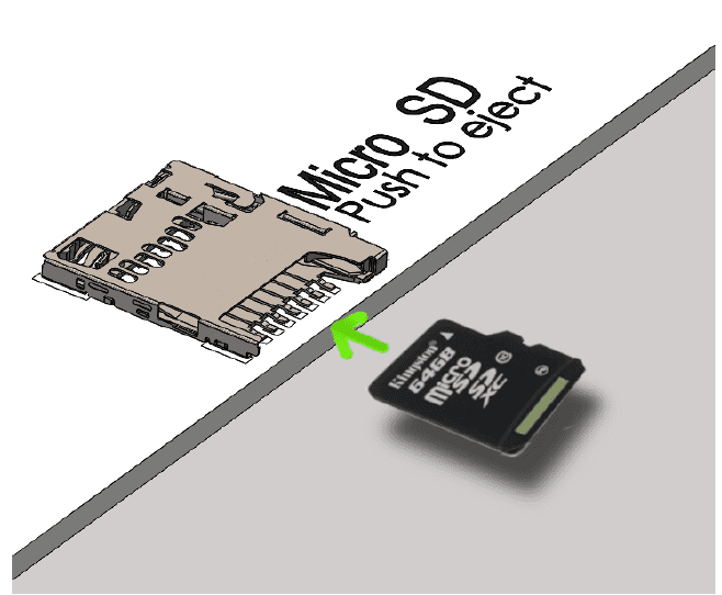 Push to Eject Micro SD